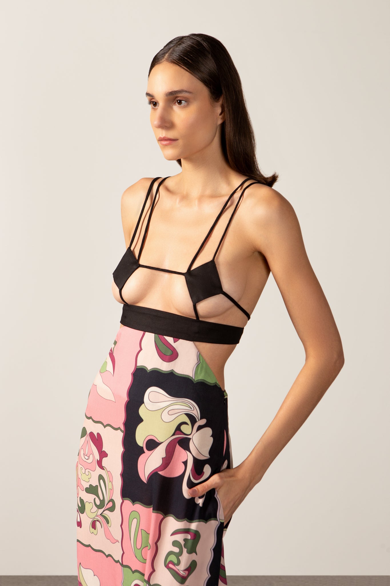 Vestido Longo Busto Nipple Inamorata