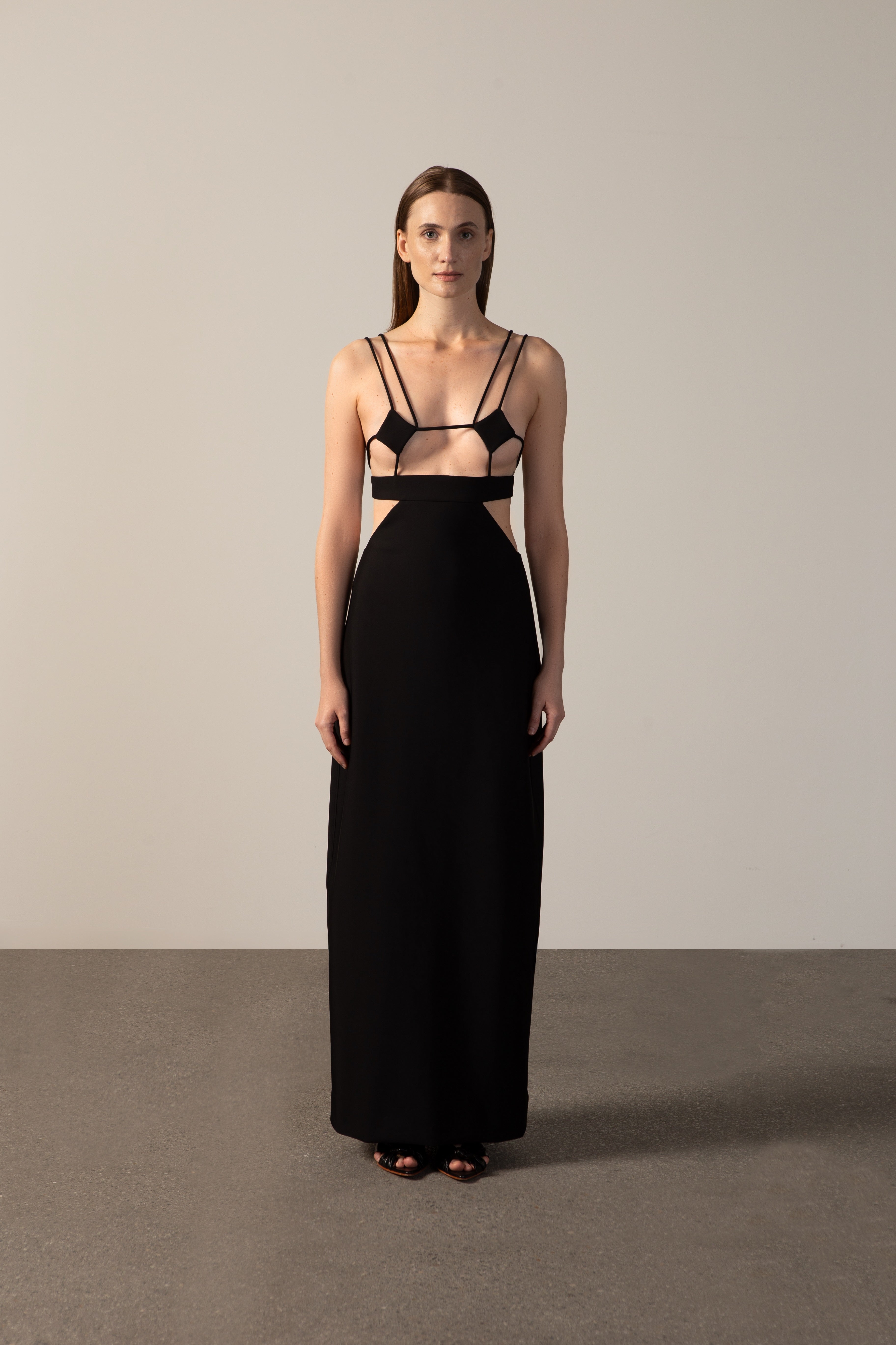 Vestido Longo Busto Nipple