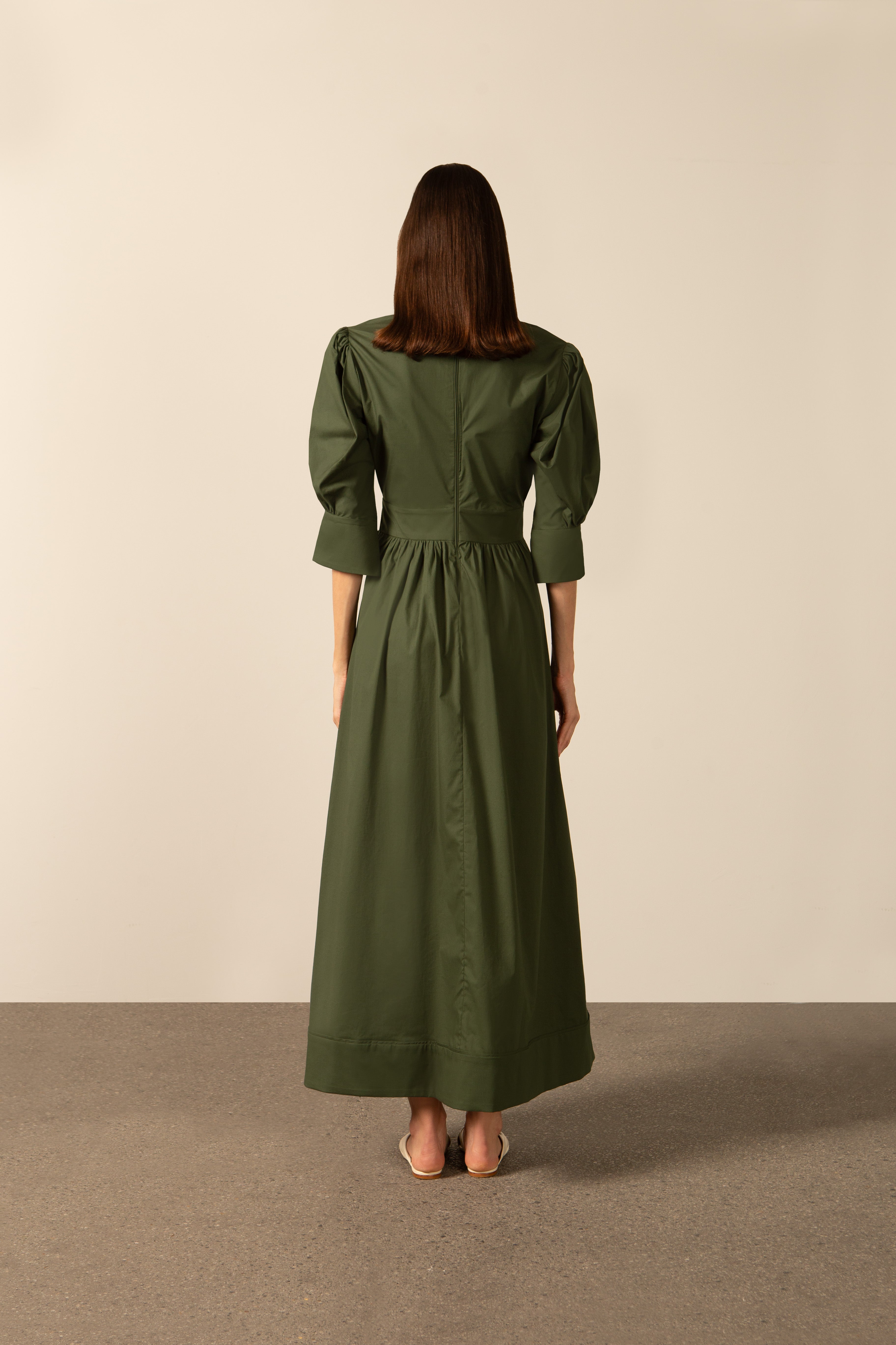 Vestido Longo Detalhe Busto Lisos