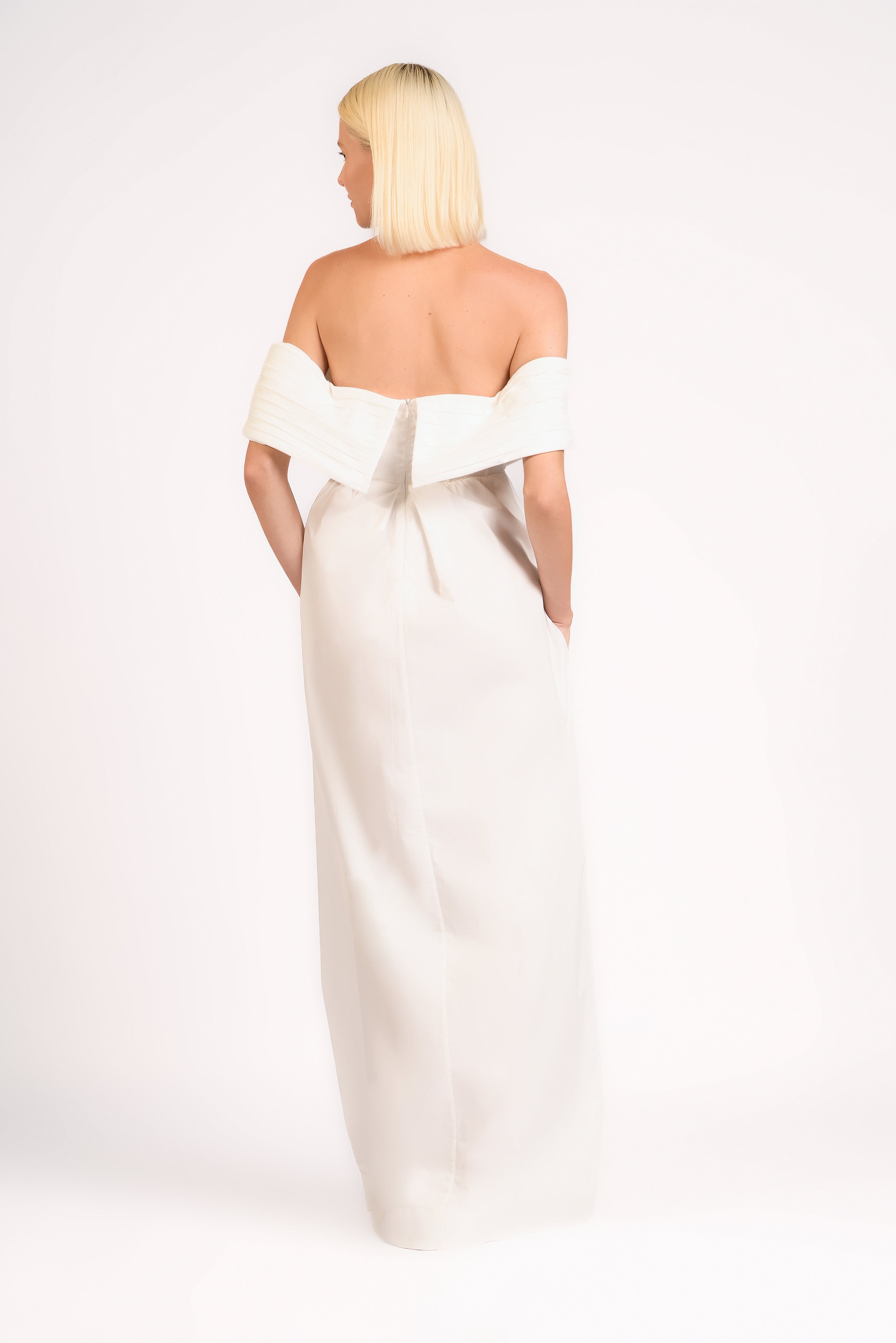 Vestido Longo Ombro a Ombro Baleares Liso