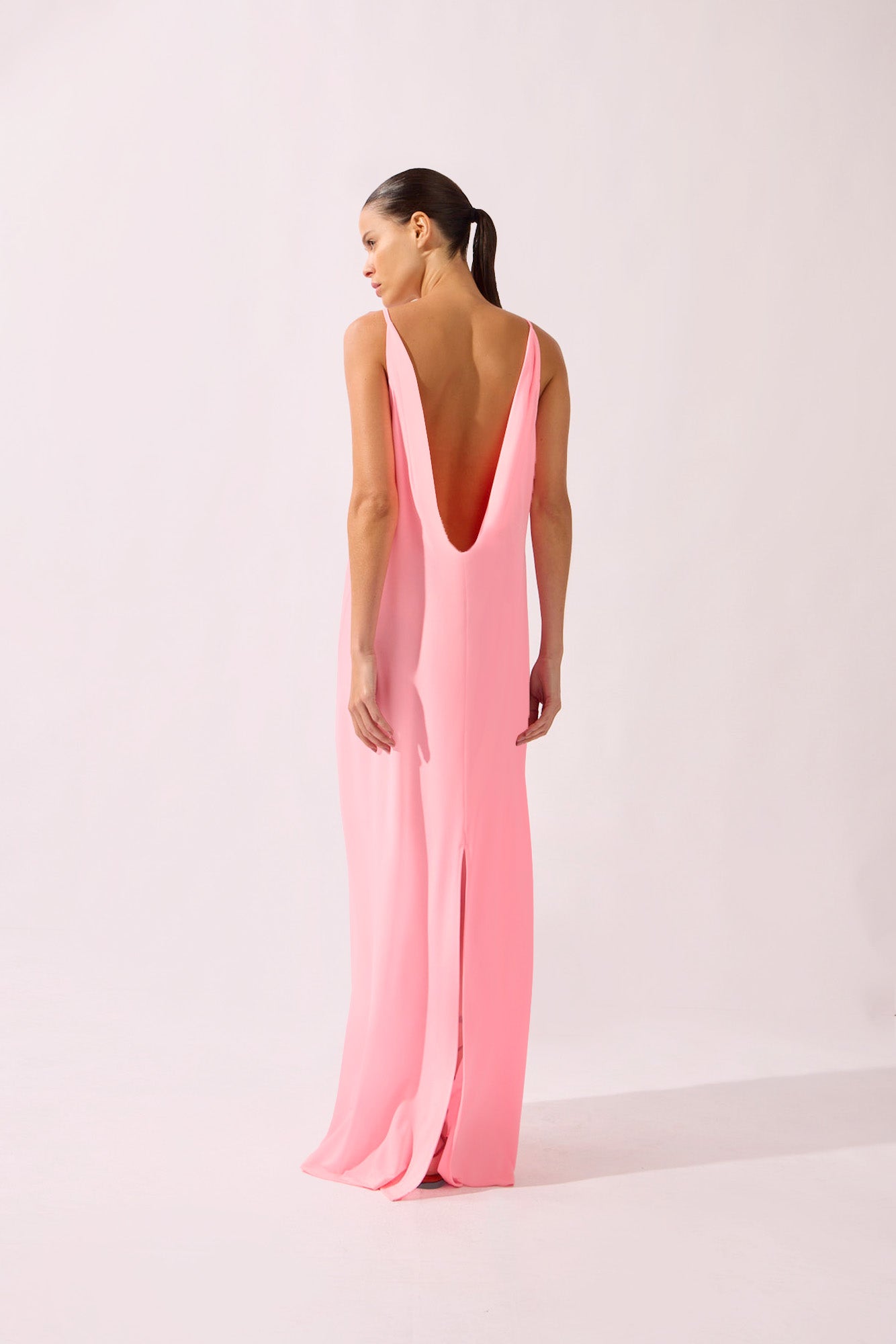 Vestido Longo Decote Costas Lisos