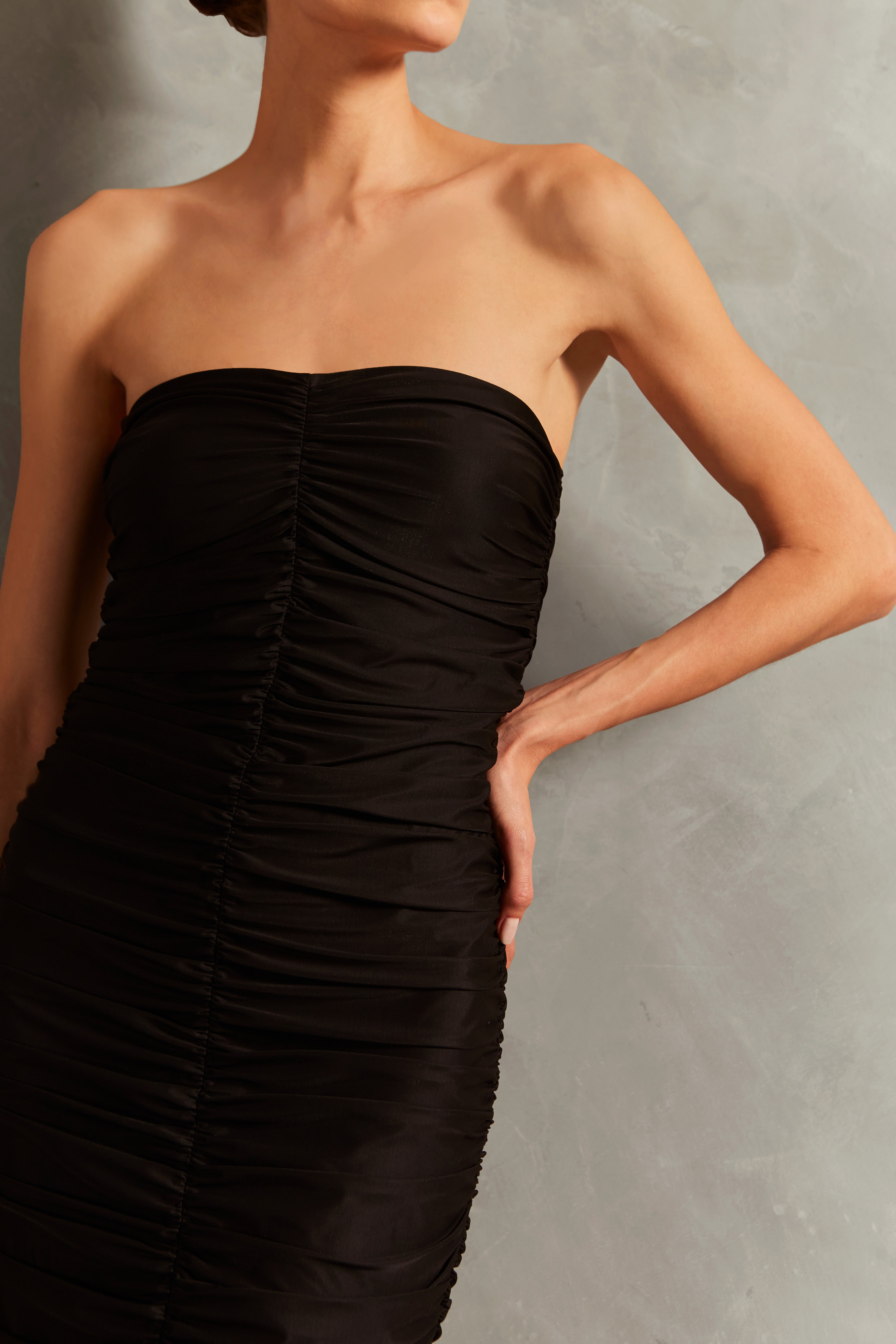 Vestido Tomara que Caia Franzido