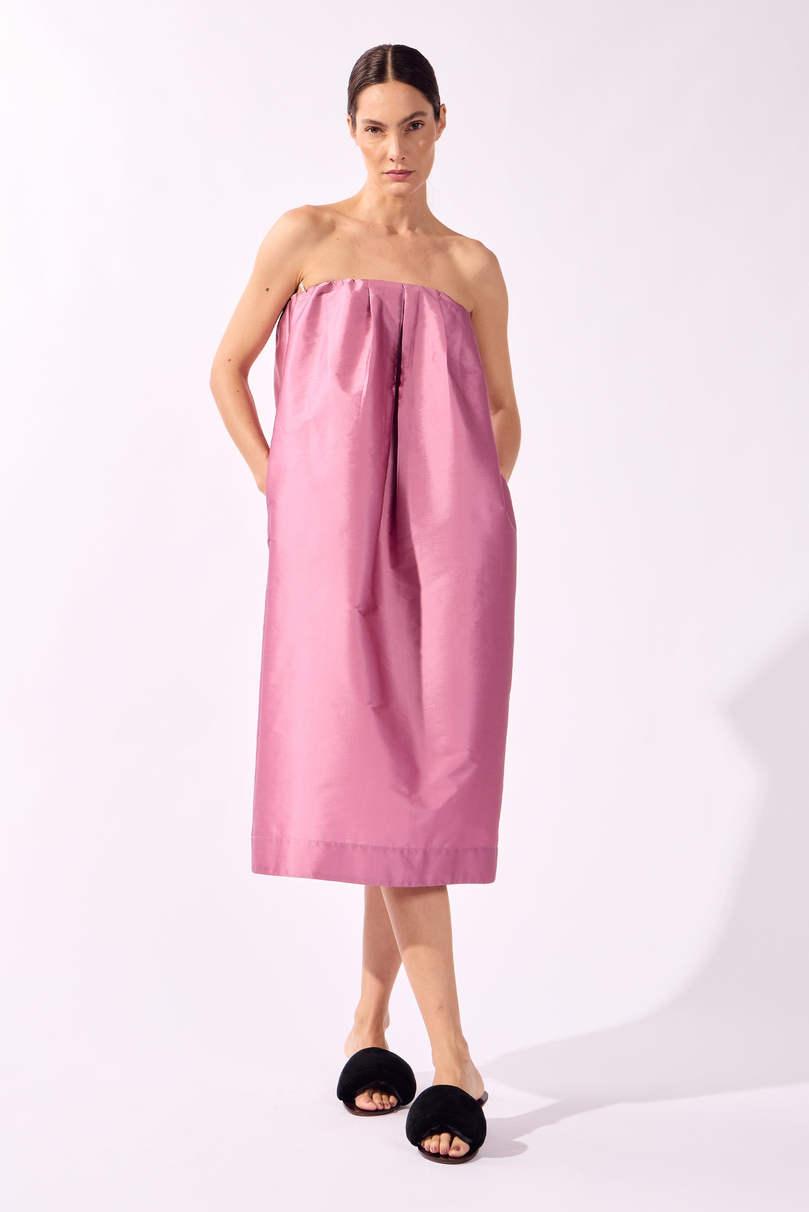 Vestido Tomara que Caia Tafetá