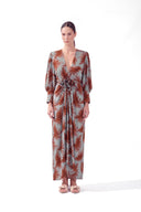 Vestido Longo Manga Bufante Urchin 