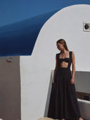 Vestido Longo Vazado Flora