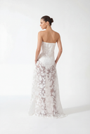 Vestido Longo Devorê Floral