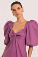Vestido Longo Manga Bufante