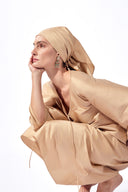 TUNICA LONGA MAXI MANGA COM HEADSCARF