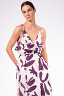 Vestido Longo Jacquard Bold Floral