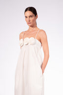Vestido Midi Detalhe Busto