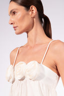 Vestido Midi Detalhe Busto