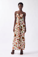 Vestido Longo Tomara que Caia Busto Estruturado Lina Pois