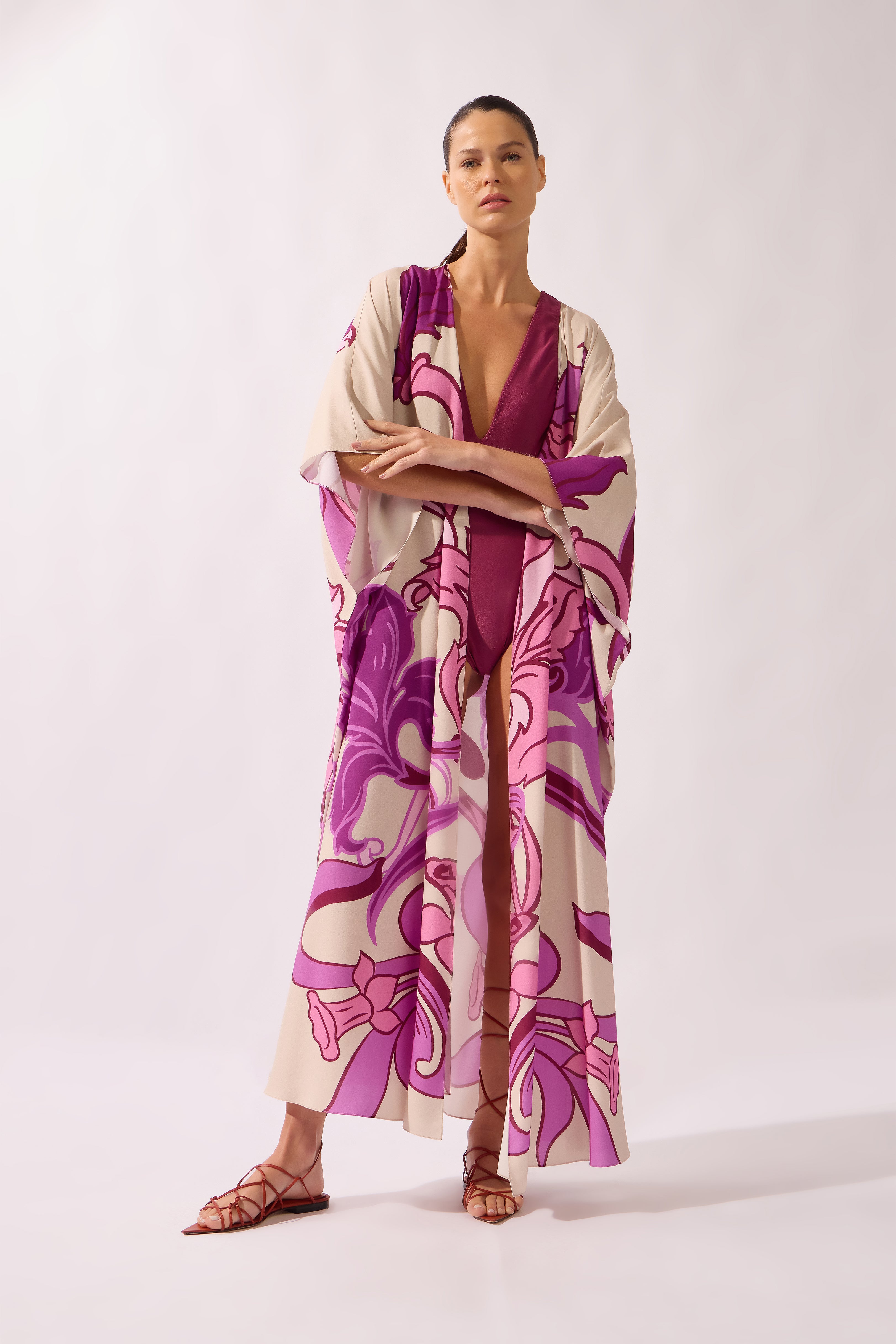 Robe Longo Alpine Flower