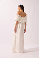 Vestido Longo Ombro A Ombro Lisos