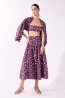 Top Tomara que Caia Jacquard Lina Pois