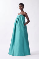 Vestido Longo Tomara que Caia Tafetá