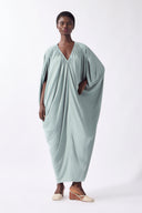 Vestido Longo Decote V Lisos