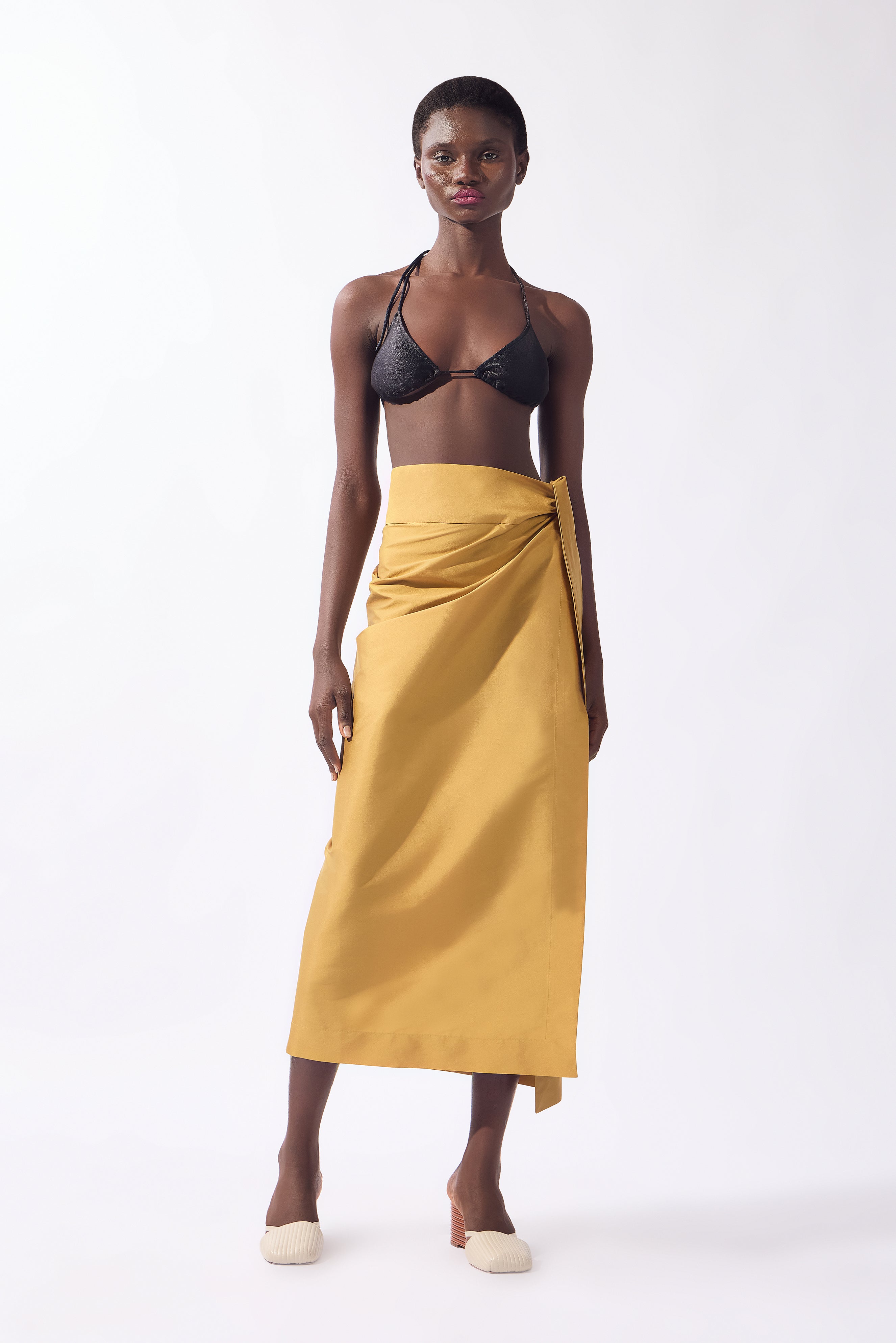 Saia Longa Maxi Laço Arabesque Lisos