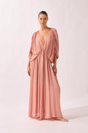 Vestido Longo Drapeado