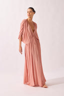 Vestido Longo Drapeado