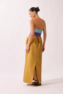 Vestido Tomara que Caia Laço Arabesque Tafetá