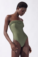 Maillot Tomara que Caia Green Pois Lisos