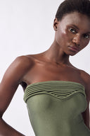 Maillot Tomara que Caia Green Pois Lisos