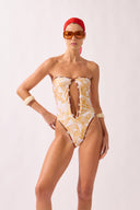 Maillot Tomara que Caia Vazado Line Foliage