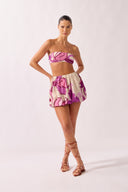 Conjunto Top E Saia Balonê Alpine Flower