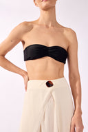 Calça Midi Envelope Arabesque Lisos