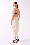 Calça Midi Envelope Arabesque Lisos