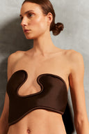 Biquini Tomara que Caia Lycra Ondas 3D Inamorata Liso