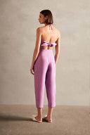 Calça Carrot Orquídea Vintage