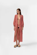Robe Longo Manga Bufante Liso