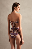Biquini Hot Pants Top Tomara que Caia Ondas Vintage