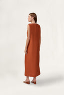 Vestido Longo Bicolor