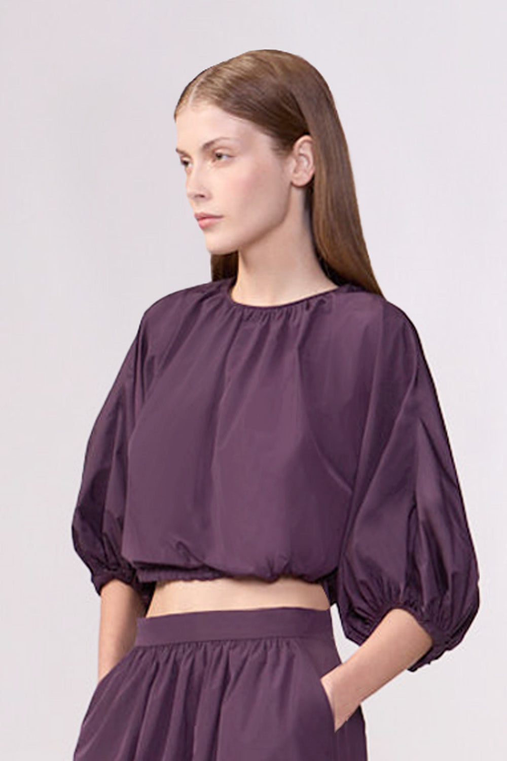 Blusa Curta Franzida Opulence