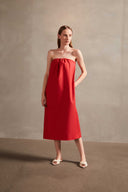 Vestido Midi Tomara que Caia