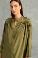 Chemise Manga Longa Ostras Liso