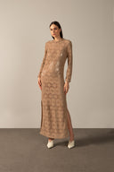 Vestido Longo Reto Noir