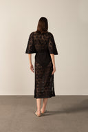 Vestido Longo Decote V Noir