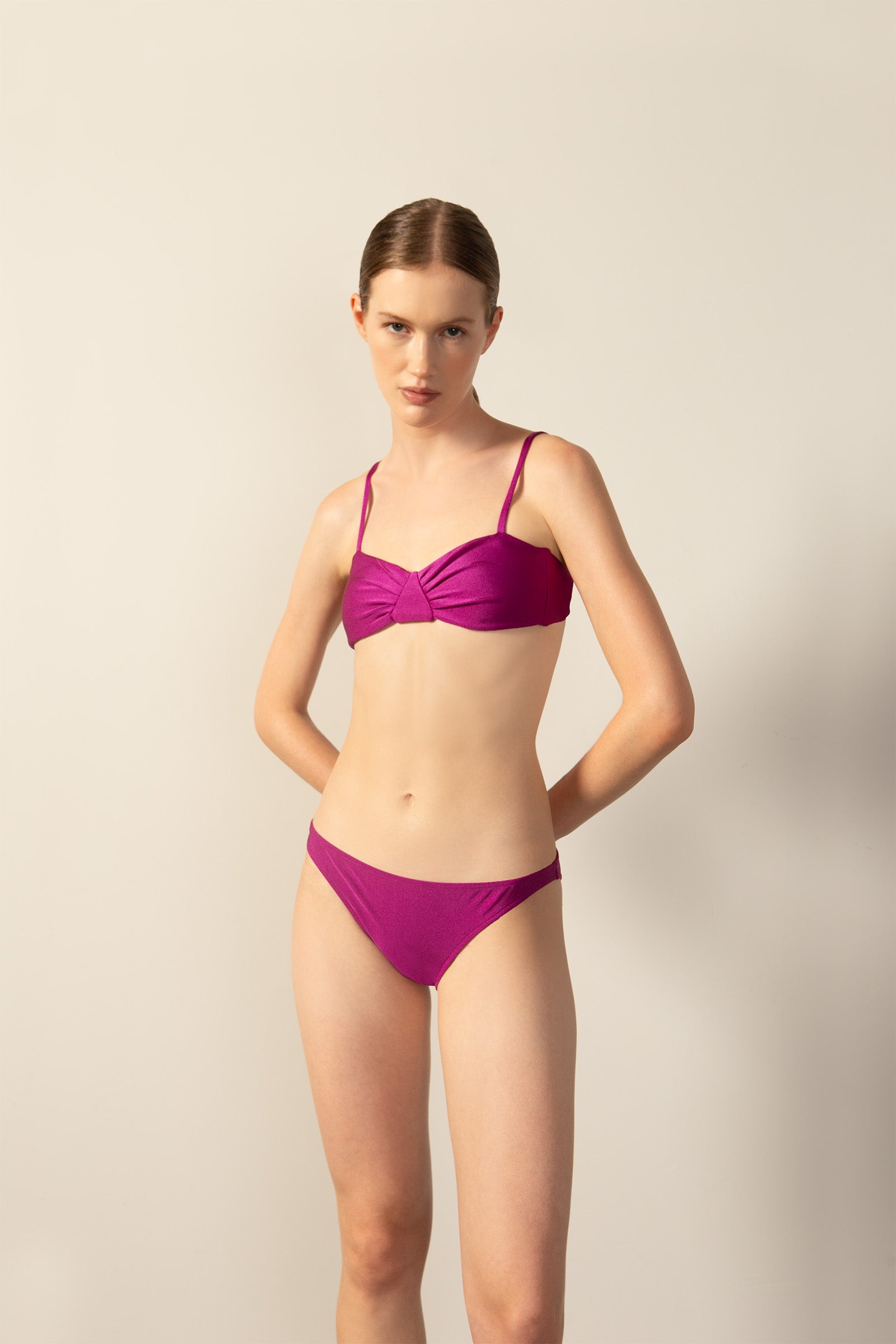 Top Alças Busto Franzido Vintage Citronelle Liso