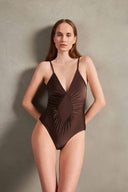 Maillot Alças Detalhe Franzido Timeless
