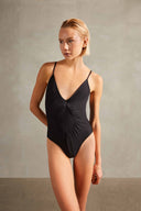 Maillot Alças Detalhe Franzido Timeless
