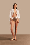 Biquini Nipple Hot Pants Ouro