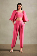 Blusa Maxi Mangas e Laço Lipstick
