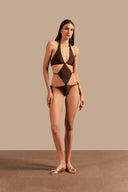 Maillot Engana Mamãe Vazado Colibri Solids