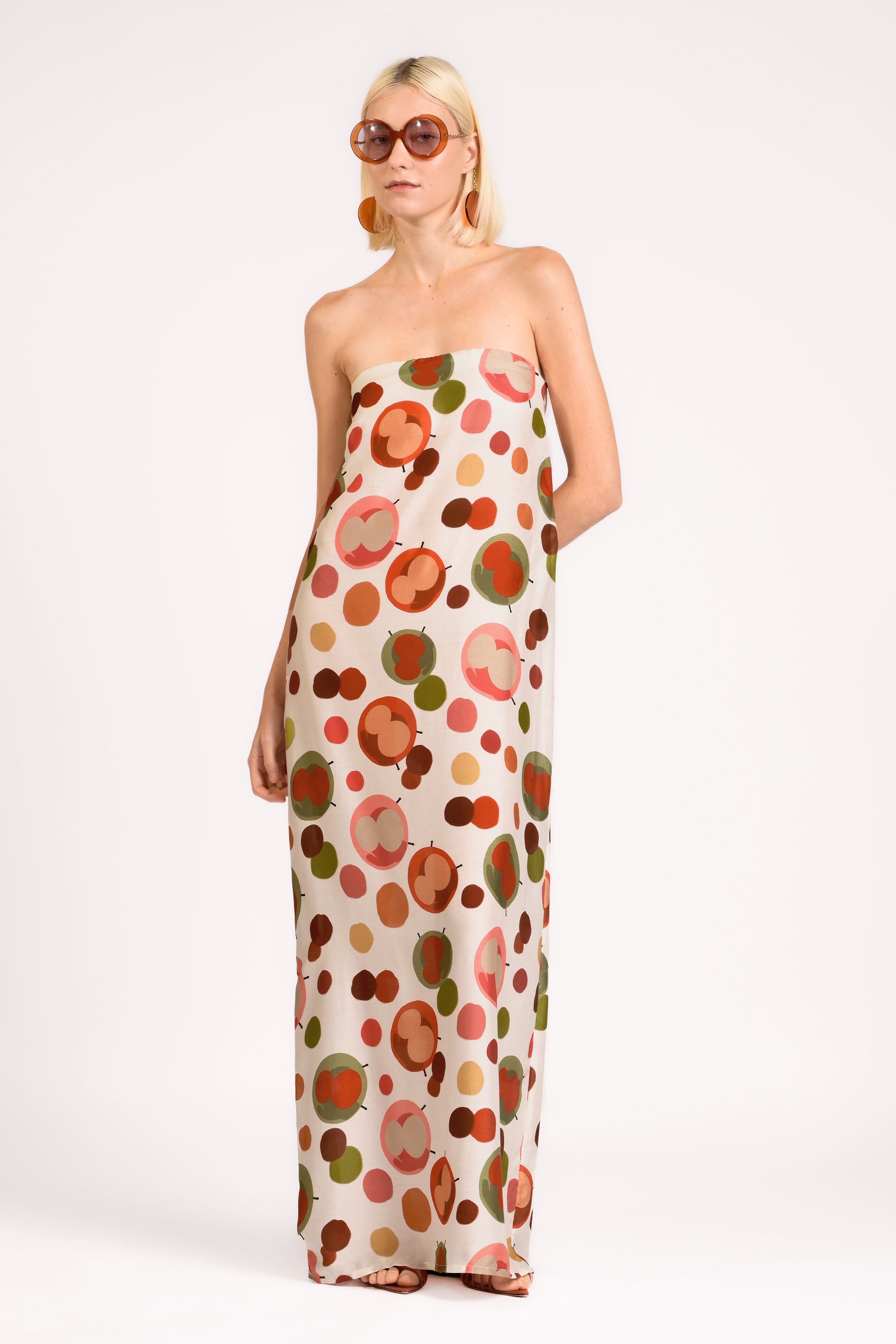 Vestido Longo Tomara que Caia Lina Pois