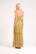 Vestido Longo Body Suit Lina Pois Lisos