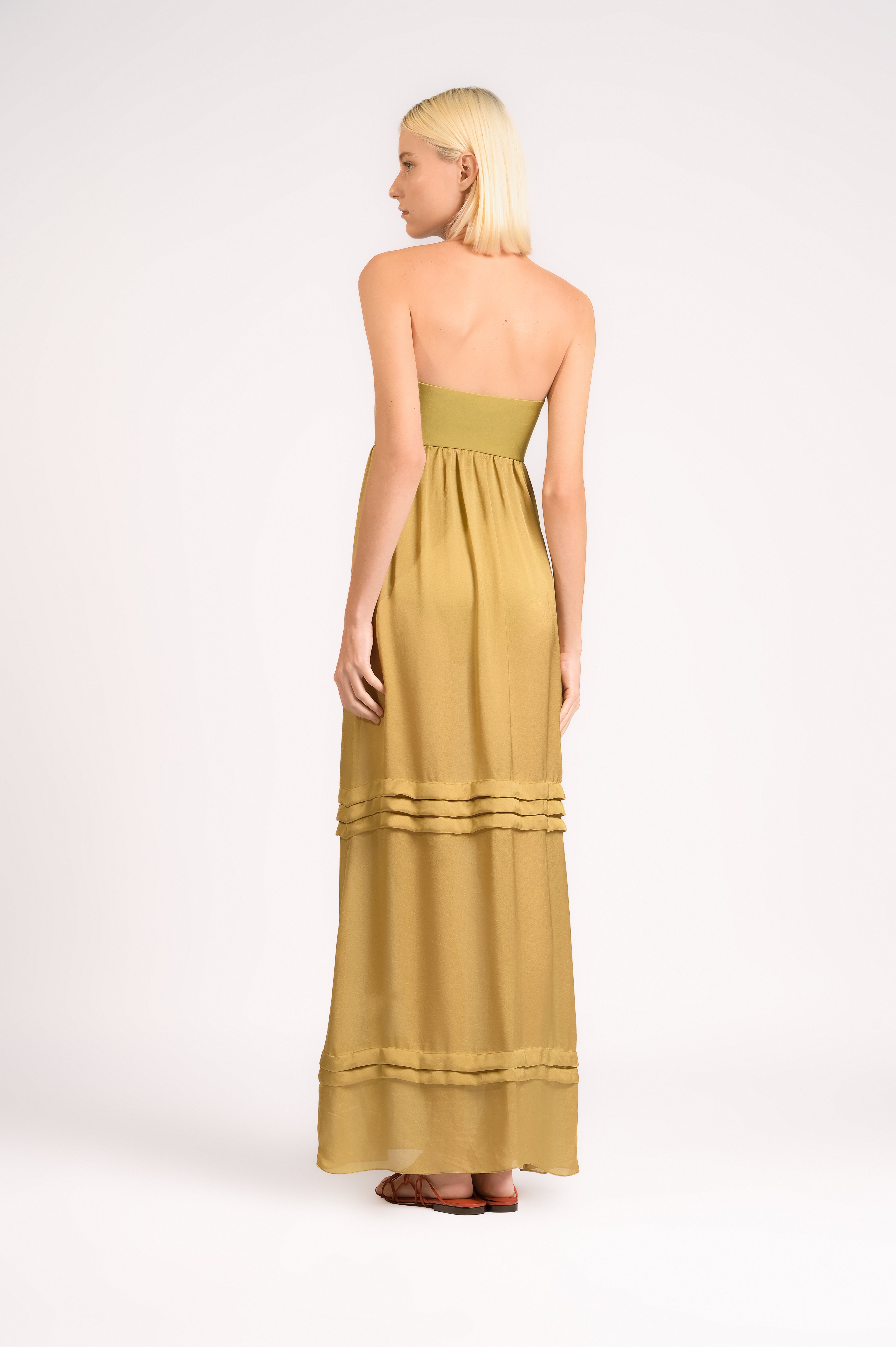 Vestido Longo Body Suit Lina Pois Lisos